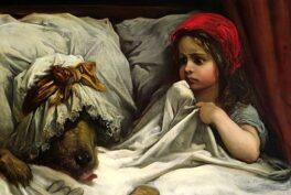 Fairytales in Art. Gustave Doré, Little Red Riding Hood, c. 1862. Public domain.