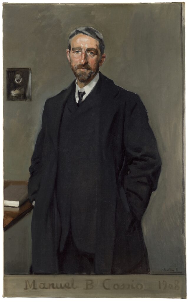 Joaquin Sorolla Paintings: Joaquín Sorolla, Manuel Bartolomé Cossío, 1908, Museo del Prado, Madrid, Spain.
