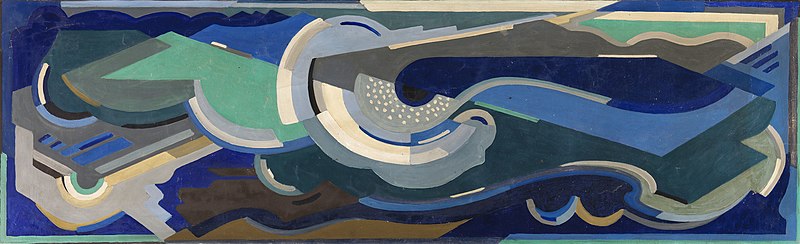 exhibitions Europe spring: Mainie Jellett, A Composition, Sea Rhythm, c. 1926, National Gallery of Ireland, Dublin, Ireland.
