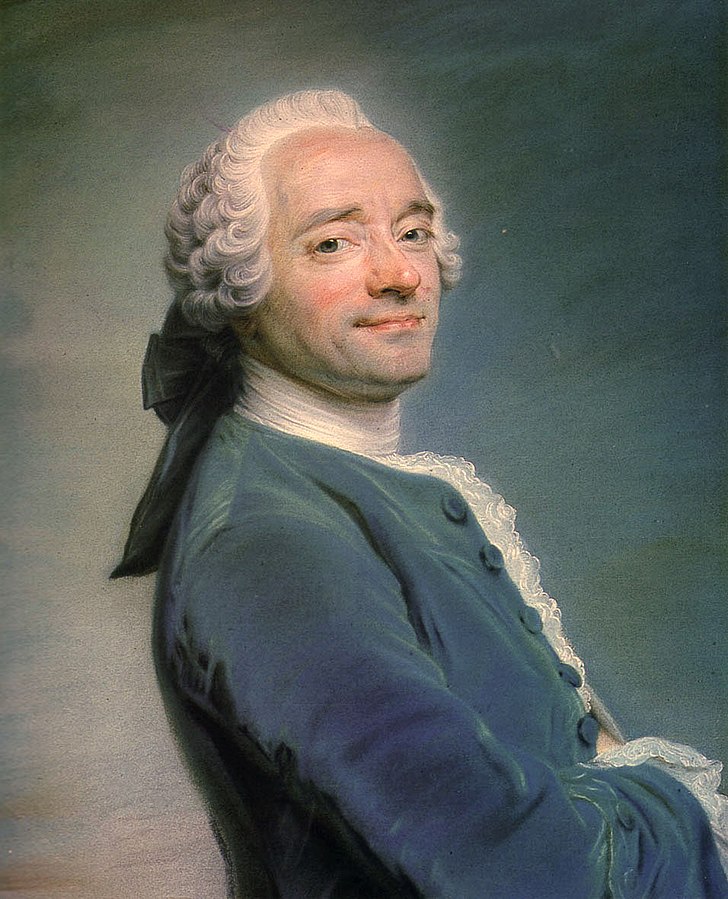 Joseph Ducreux: Maurice Quentin de La Tour, Self-Portrait with a Lace Jabot, c. 1751, Musée de Picardie, Amiens, France.
