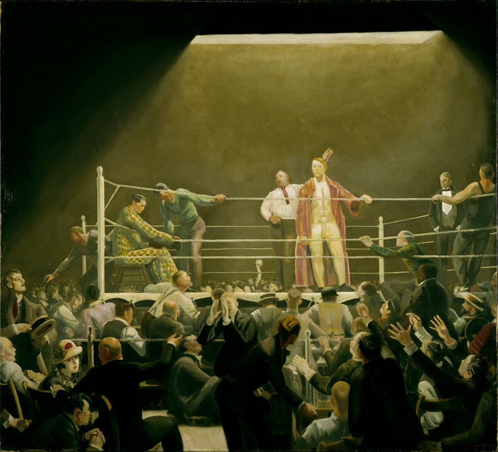 George Bellows: George Bellows, Ringside Seats, 1924, Hirshhorn Museum and Sculpture Garden, Washington, DC, USA.
