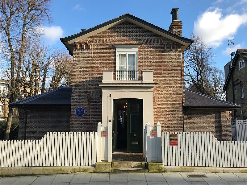 Turner exhibition: Sandycombe Lodge (Turner’s House), Twickenham, London, UK. Photograph by Matt Brown via Wikimedia Commons (CC BY 2.0).
