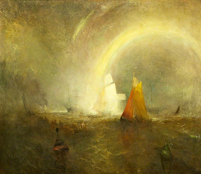 Turner exhibition: J. M. W. Turner, The Wreck Buoy, 1849, Walker Art Gallery, Liverpool, UK.
