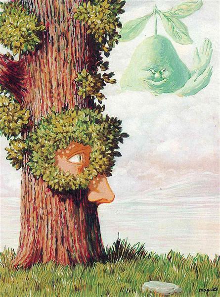 fairytales in art: René Magritte, Alice au pays des merveilles, 1946, Centre Pompidou, Paris, France.
