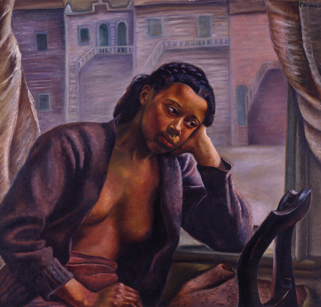 prudence heward: Prudence Heward, Girl in the Window, 1941, Art Gallery of Windsor, Windsor, Canada. Art Canada Institute.
