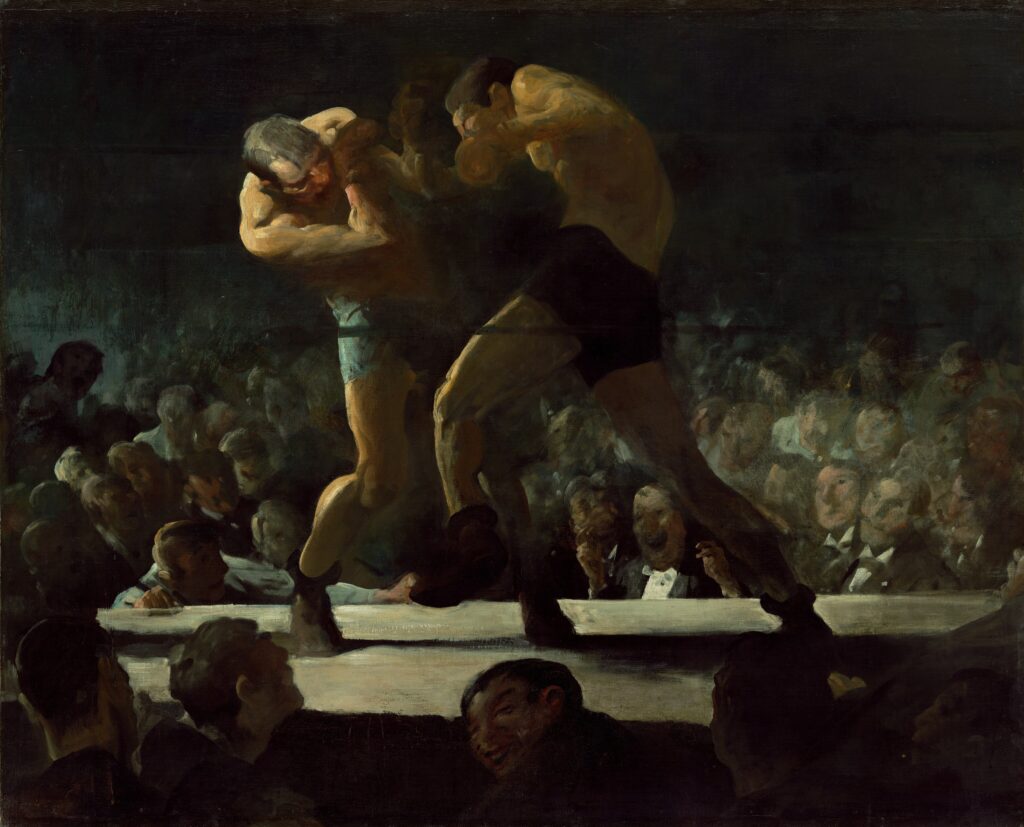 George Bellows: George Bellows, Club Night, 1907, National Gallery of Art, Washington, DC, USA.
