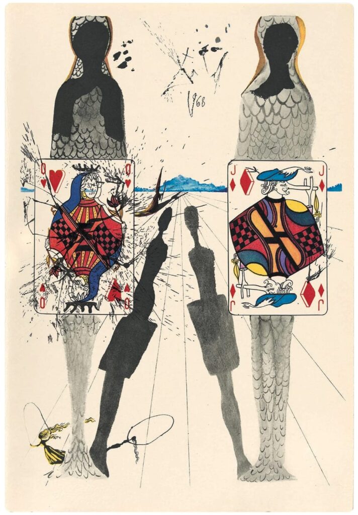 fairytales in art: Salvador Dali, The Queen’s Croquet Ground, 1969. Colossal.
