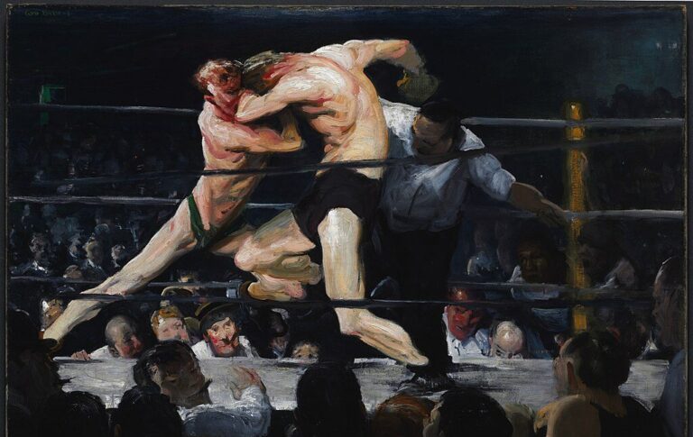 George Bellows: George Bellows, Stag at Sharkey’s, 1909, Cleveland Museum of Art, Cleveland, OH, USA.
