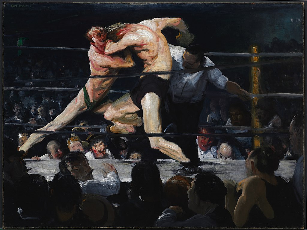 George Bellows: George Bellows, Stag at Sharkey’s, 1909, Cleveland Museum of Art, Cleveland, OH, USA.
