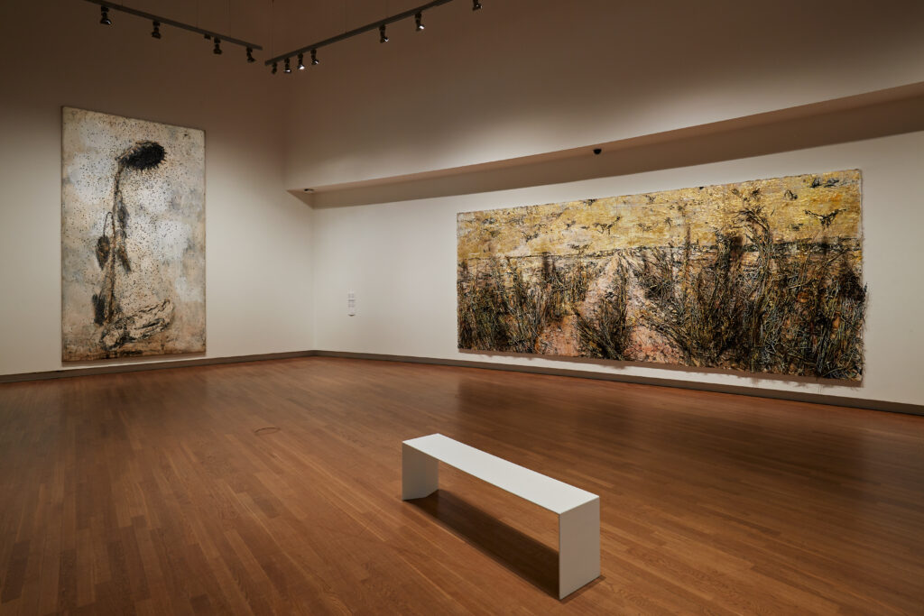 anselm kiefer amsterdam: Anselm Kiefer—Sag mir wo die Blumend sind, installation view, 2025, Van Gogh Museum, Amsterdam, Netherlands. Photo by Michael Floor.
